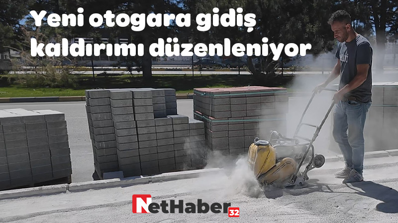 Yeni otogara gidiş kaldırımı düzenleniyor