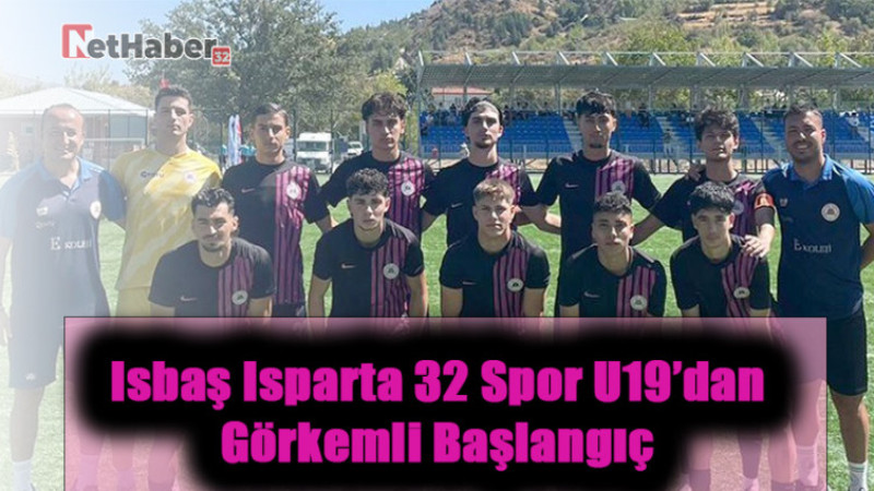 Isbaş Isparta 32 Spor U19’dan Görkemli Başlangıç: 8-0’lık Farklı Galibiyet