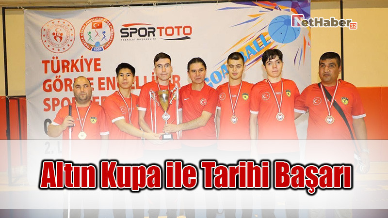 Altın Kupa ile Tarihi Başarı: Isparta Görme Engelliler Spor Kulübü 2. Lig’de!