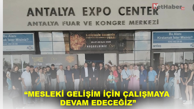 Demiralay’dan Üyelere Fuar Desteği: “Mesleki Gelişim İçin Çalışmaya Devam Edeceğiz”
