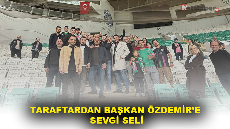 Taraftardan Başkan Özdemir’e Sevgi Seli