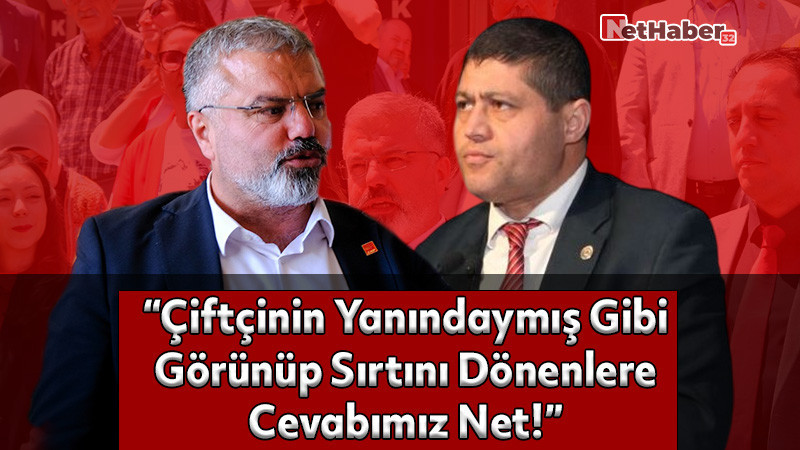 Ziraat Odası Başkanı Selçuk’tan Karaca’ya Sert Çıkış