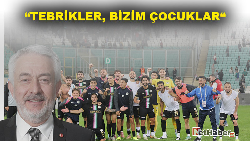 Başkan Başdeğirmen’den Isparta 32 Spor’a Tebrik Mesajı: “Tebrikler Bizim Çocuklar”