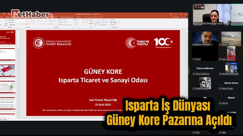 Isparta İş Dünyası Güney Kore Pazarına Açıldı