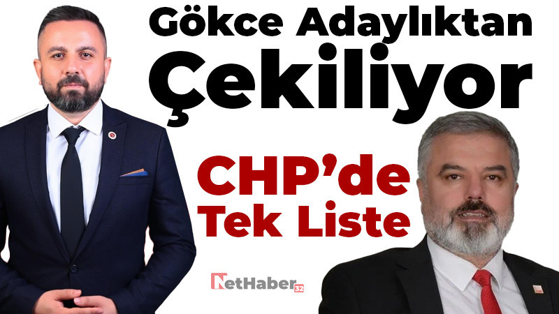 CHP'de Tek Liste! | Gökce Adaylıktan Çekiliyor
