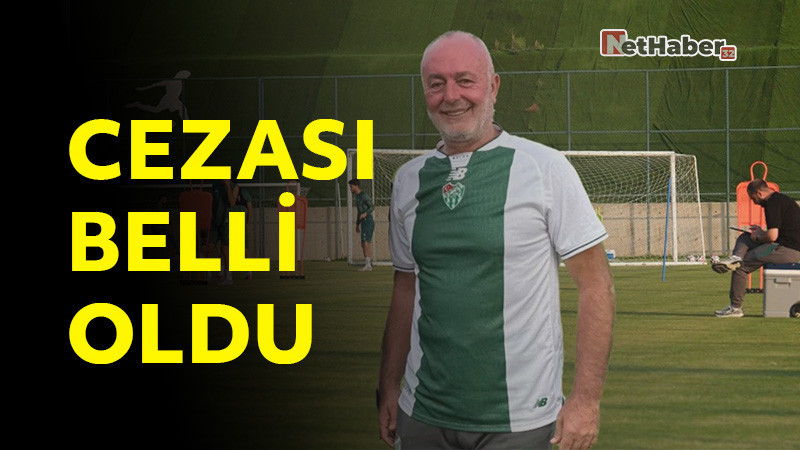 PFDK’dan Bursaspor’a Şok Ceza