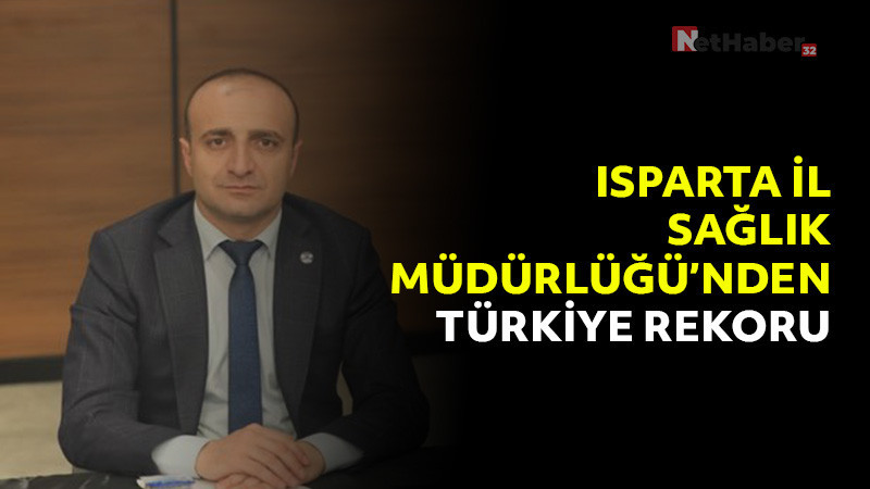 Isparta İl Sağlık Müdürlüğü’nden Türkiye Rekoru: 101 Bin 157 TL’lik Promosyon Anlaşması