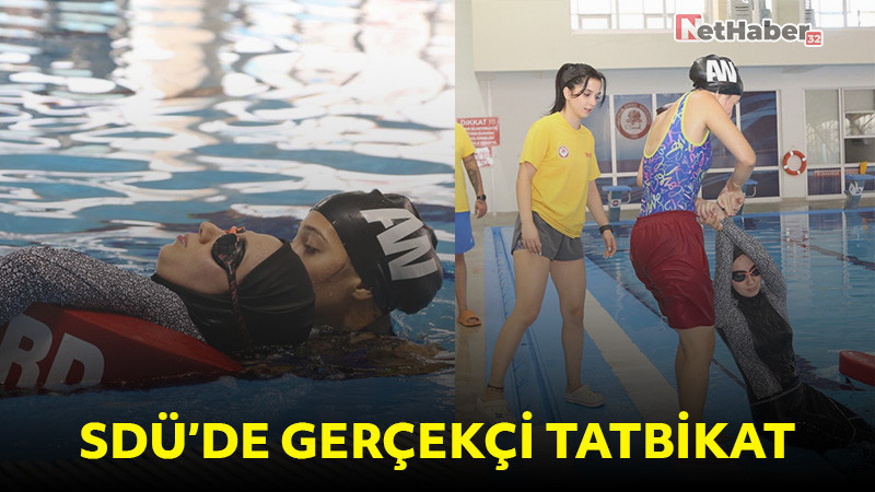 SDÜ’de Cankurtaranlardan Gerçekçi Tatbikat: Hayat Kurtarmaya Hazırlar