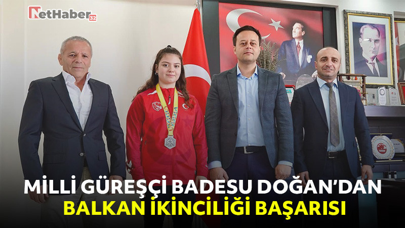 Milli Güreşçi Badesu Doğan’dan Balkan İkinciliği Başarısı
