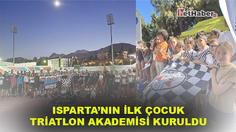 Isparta’nın İlk Çocuk Triatlon Akademisi Faaliyetlerine Başladı