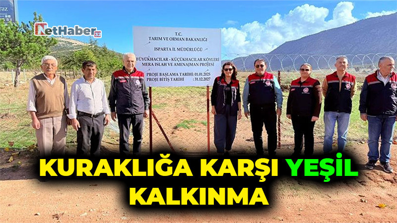 “Kuraklığa Karşı Yeşil Kalkınma: Isparta’da 3 Bin Tuz Çalısı Toprakla Buluştu”