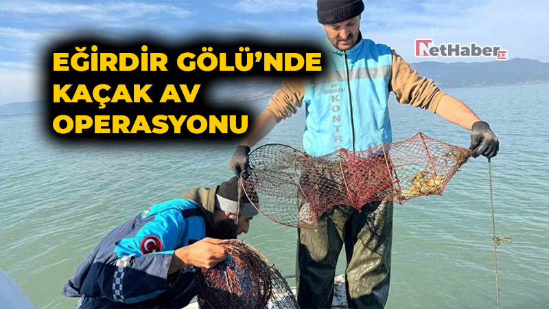 “Eğirdir Gölü’nde Kaçak Av Operasyonu: 300 Pinter Yakalandı!”