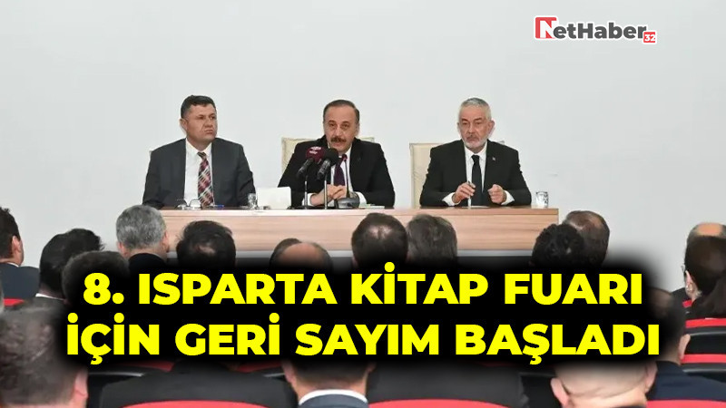 8. Isparta Kitap Fuarı İçin Geri Sayım Başladı: 