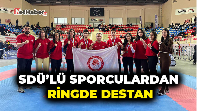 SDÜ’lü Sporculardan Ringde Destan
