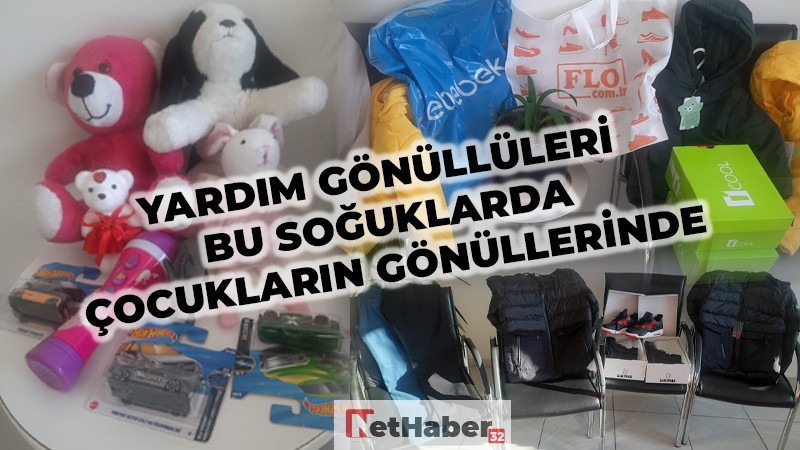 YARDIM GÖNÜLLÜLERİ  BU SOĞUKLARDA ÇOCUKLARIN GÖNÜLLERİNDE