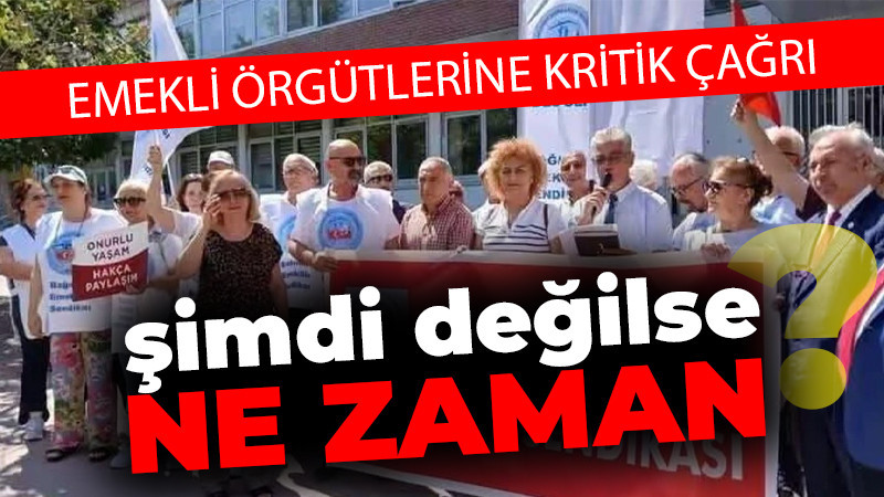Emekliler İçin Kritik Çağrı: Birleşme Zamanı Geldi