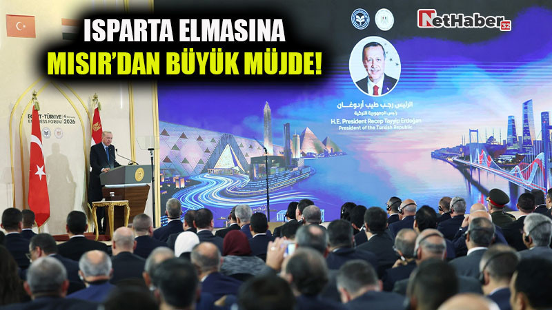 Isparta Elmasına Mısır’dan Büyük Müjde!