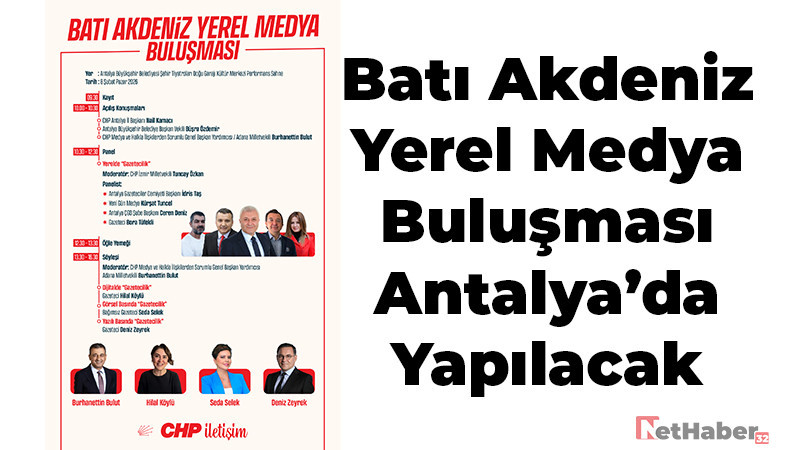 Batı Akdeniz Yerel Medya Buluşması Antalya’da Yapılacak