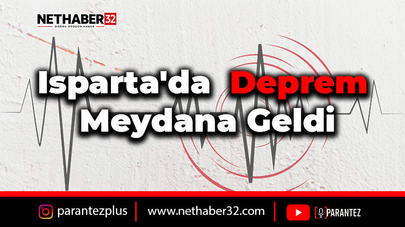 Isparta'da 2.2 Büyüklüğünde Deprem Meydana Geldi