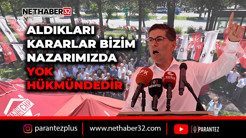 CHP'DE GÖREVDEN ALMA KARARINA TEPKİ: 