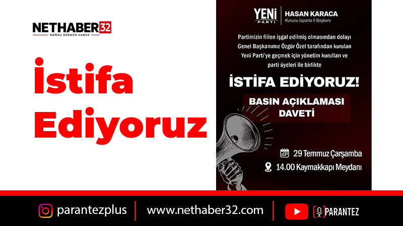 İstifa Ediyoruz