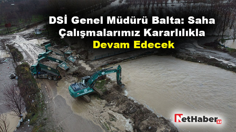 DSİ Genel Müdürü Balta: Saha Çalışmalarımız Kararlılıkla Devam Edecek