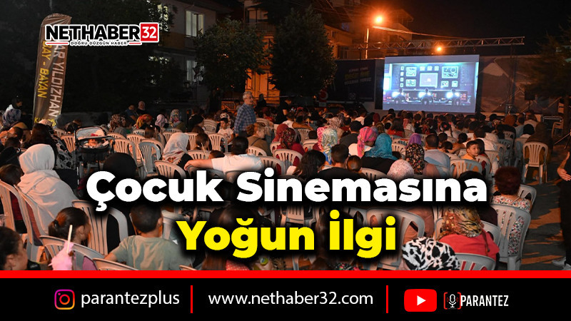 Bahçelievler’de çocuk sinemasına yoğun ilgi
