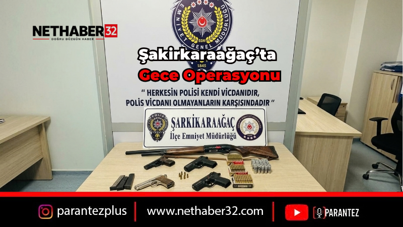 Şarkikaraağaç'ta Silah Operasyonu: 2 Gözaltı