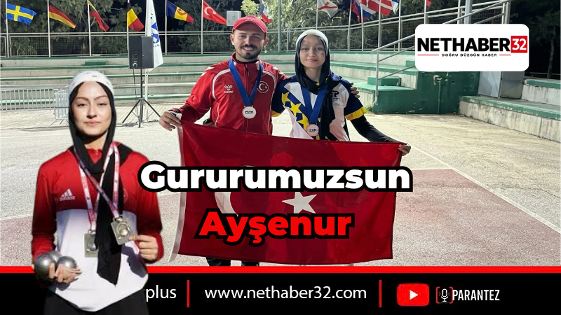 Ispartalı Milli Sporcu Ayşenur Nazlı Korkmaz Avrupa Şampiyonu Oldu!