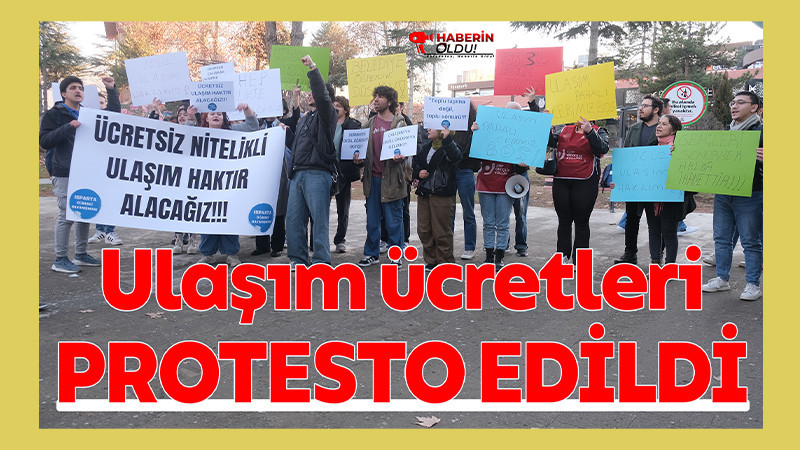Ulaşım Fiyatları Protesto Edildi