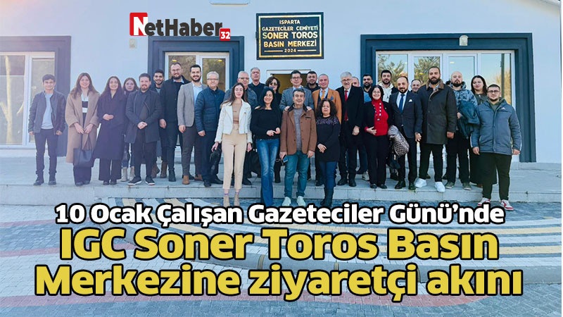 10 Ocak Çalışan Gazeteciler Günü’nde IGC  Soner Toros Basın Merkezine ziyaretçi akını