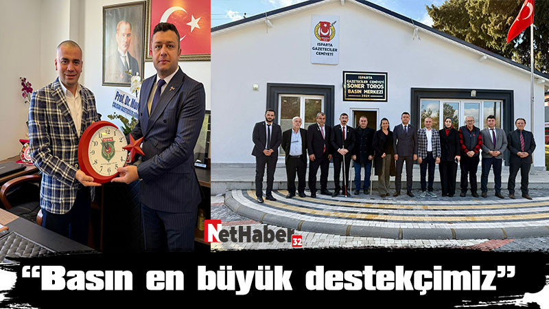 “Basın en büyük destekçimiz”