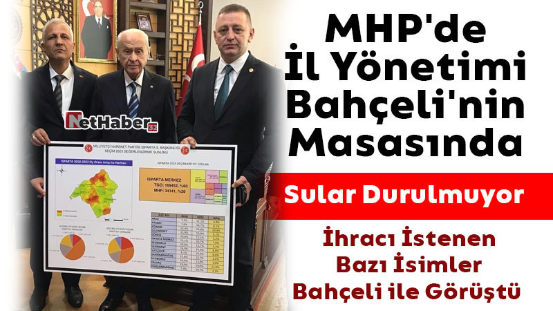 MHP Isparta Yönetimi Bahçeli'nin Masasında!