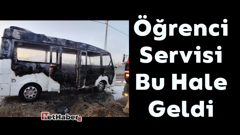 Öğrenci Servisi Bu Hale Geldi 