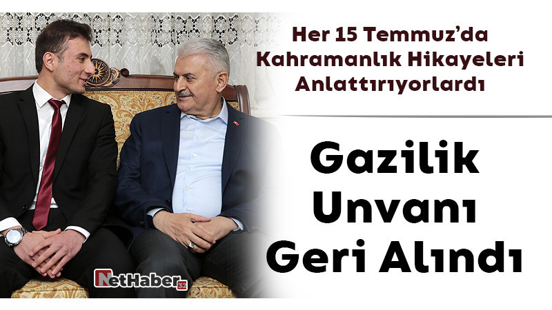 Gazilik Unvanı Geri Alındı 