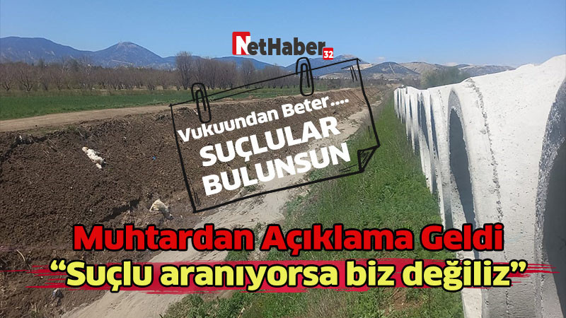 “Suçlu aranıyorsa biz değiliz”