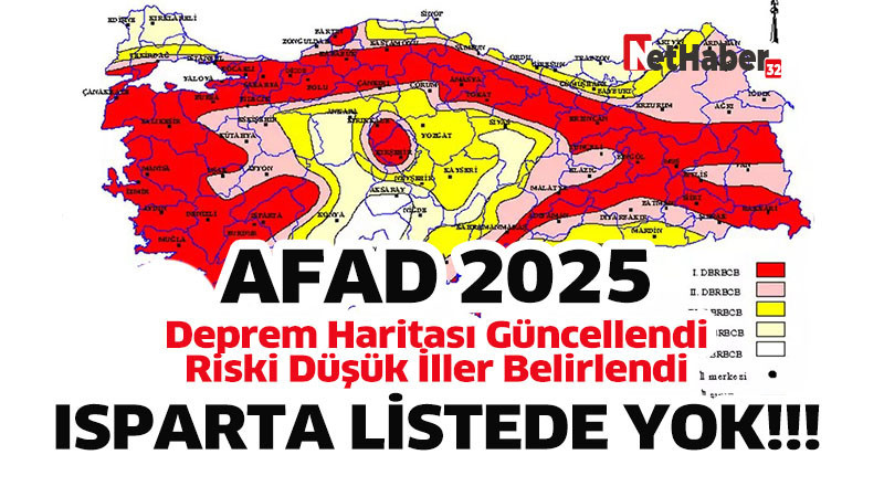 AFAD 2025 Deprem Haritası Güncellendi