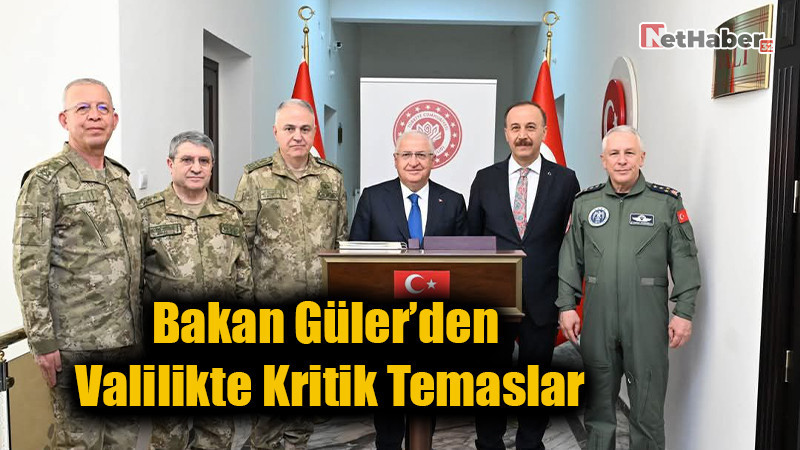 Bakan Güler’den Isparta’ya Çıkarma: Valilikte Kritik Temaslar