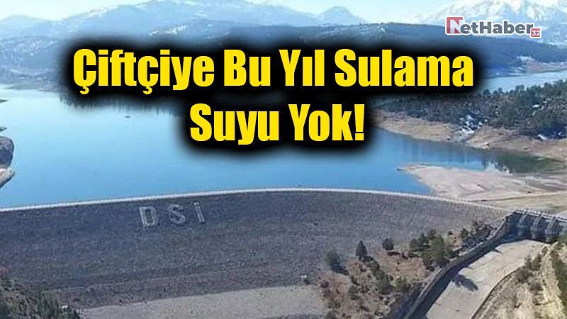 Eğirdir Gölü Alarm Veriyor: Çiftçiye Bu Yıl Sulama Suyu Yok!
