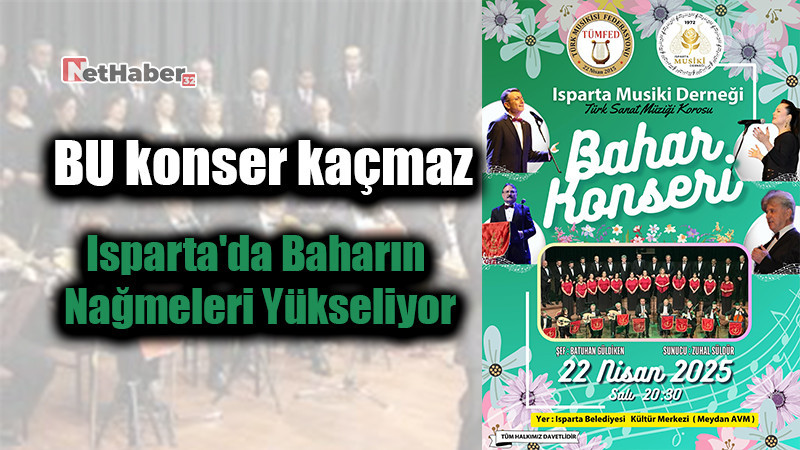Isparta'da Baharın Nağmeleri Yükseliyor: Musiki Derneği’nden Türk Sanat Müziği Ziyafeti