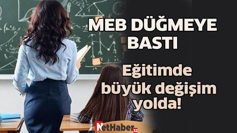MEB düğmeye bastı