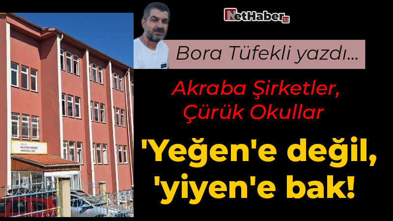 'Yeğen'e değil, 'yiyen'e bak! 