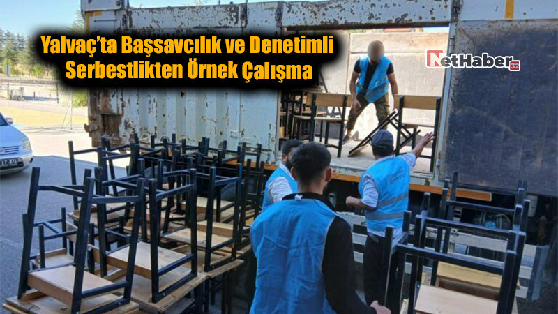 Yalvaç’ta Başsavcılık ve Denetimli Serbestlikten Örnek Çalışma