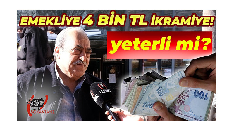 “4 Bin Lira ile Bayram mı Olur?” Emekliye Bayram İkramiyesi Tartışması | Sokak Röportajı