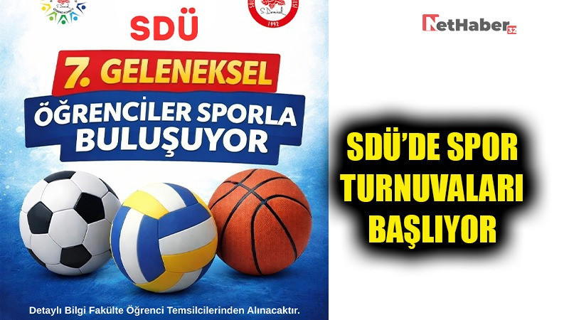 SDÜ’DE SPOR TURNUVALARI BAŞLIYOR