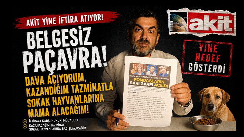 Gazeteci Bora Tüfekli'den Akit'e 