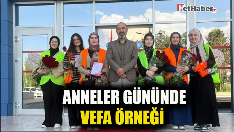 ERDEMLİ GENÇLİKTEN ANNELER GÜNÜNDE VEFA ÖRNEĞİ