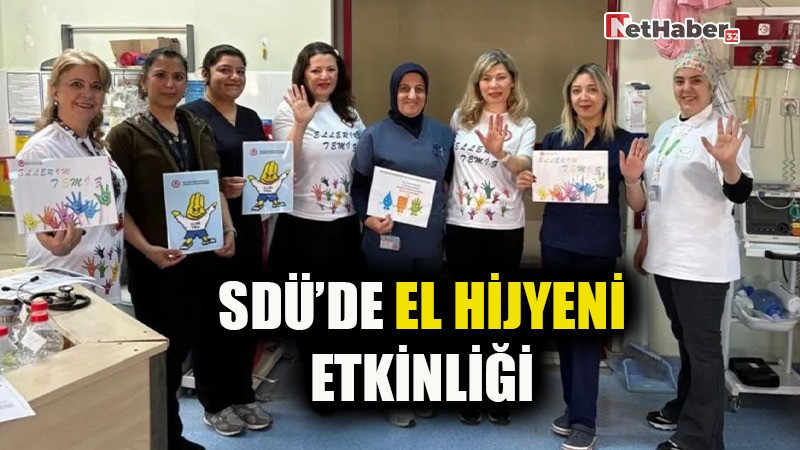 SDÜ’DE EL HİJYENİ ETKİNLİĞİ