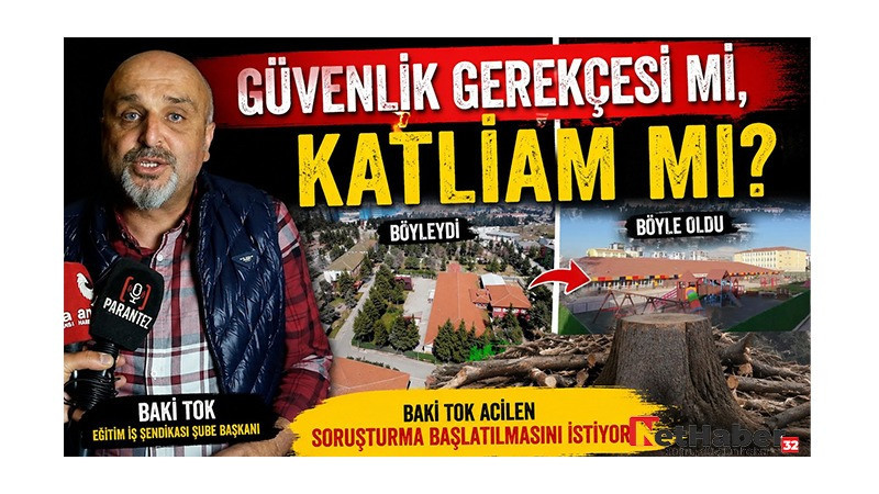 Süleyman Demirel Anaokulu’nda Ağaç Kesimi Tartışması
