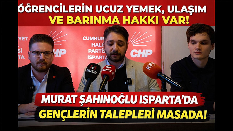“Gençlerin Ucuz Yemek ve Barınma Hakkı Var”